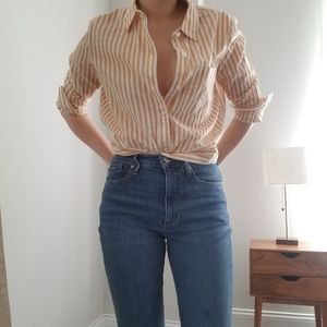 Striped cotton top